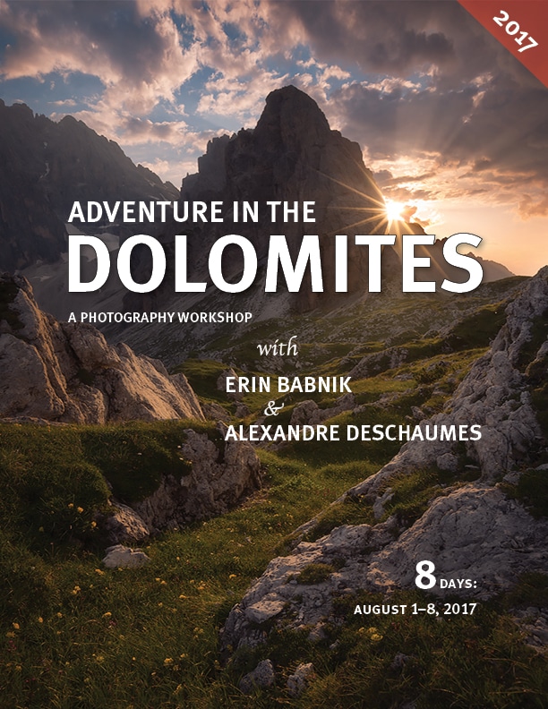 Adventure In The Dolomites - Photography Workshops by Erin Babnik Photography Adventure In The Dolomites - Photography Workshops by Erin Babnik Photography