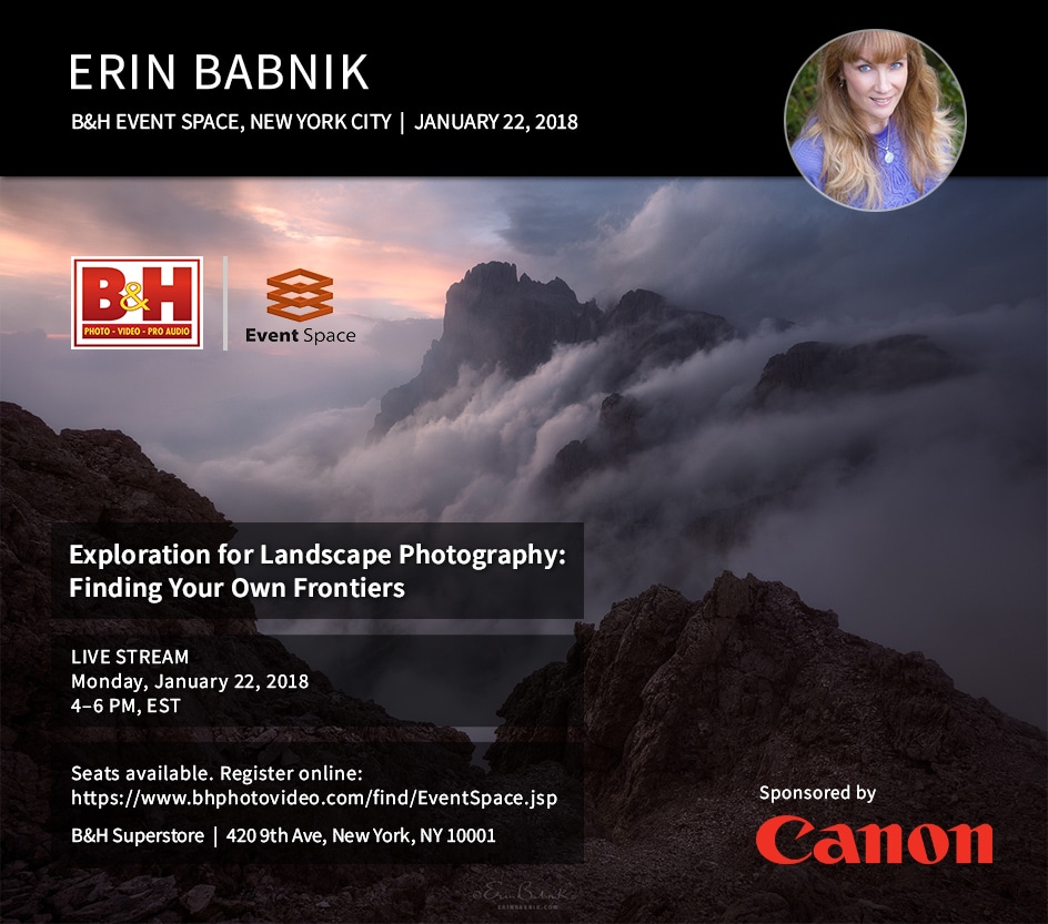 Erin Babnik Canon Talk Southern California