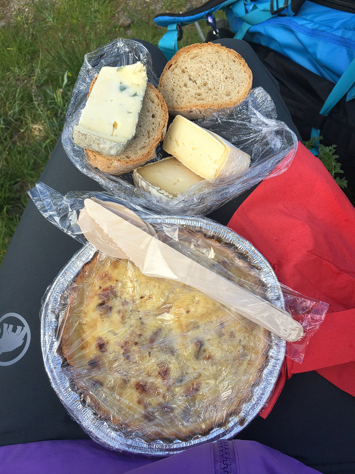French Alps Workshop Picnic Meal